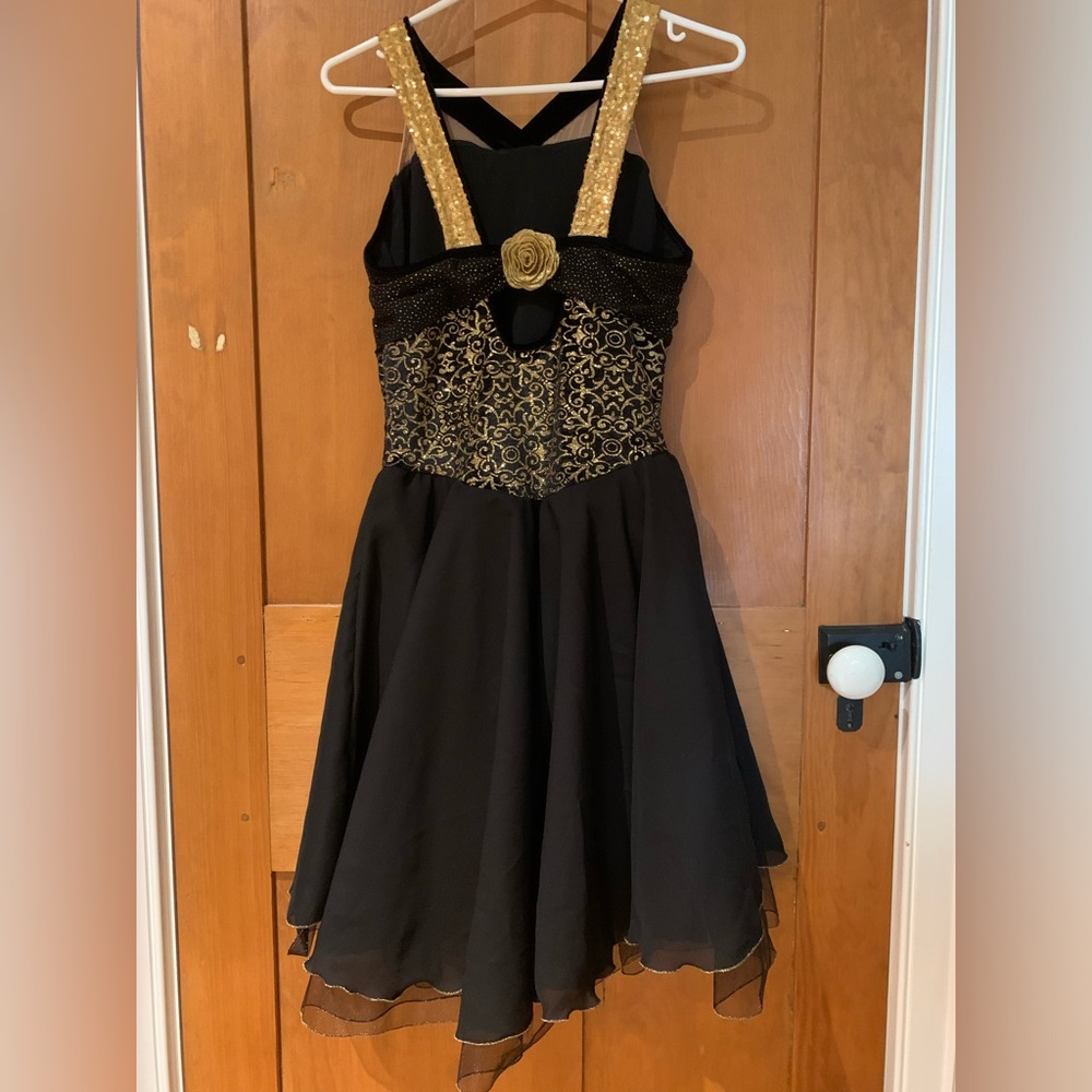Figure skating Ice Dance test dress.